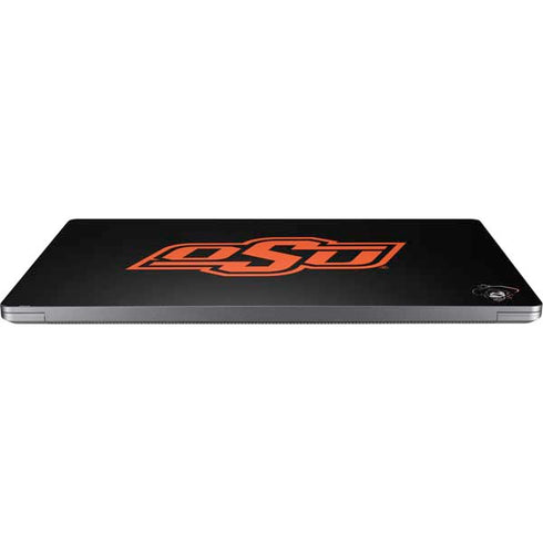 Oklahoma State University OSU on Black Laptop Skins