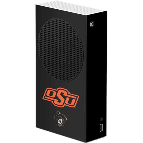 Oklahoma State University OSU on Black Xbox Series S Skins