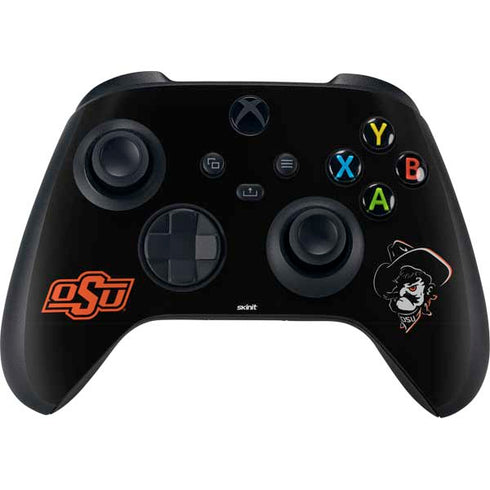 Oklahoma State University OSU on Black Xbox Series X Skins