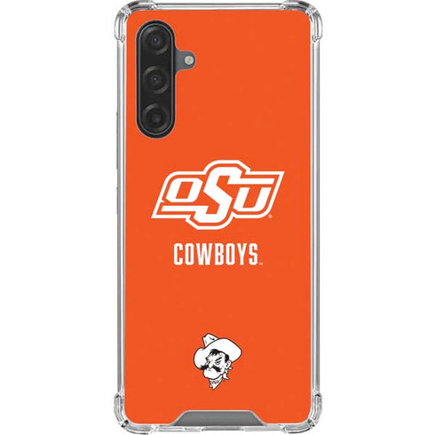 Oklahoma State University Vintage Galaxy A17 Clear Case