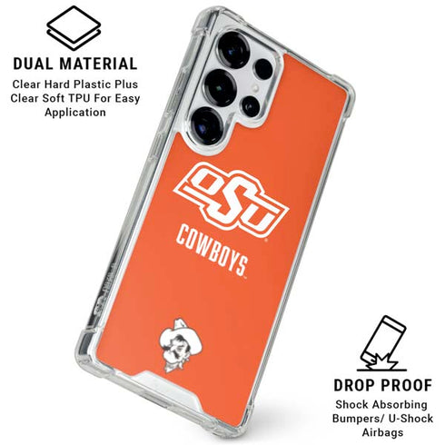 Oklahoma State University Vintage Galaxy S26 Ultra Clear Case