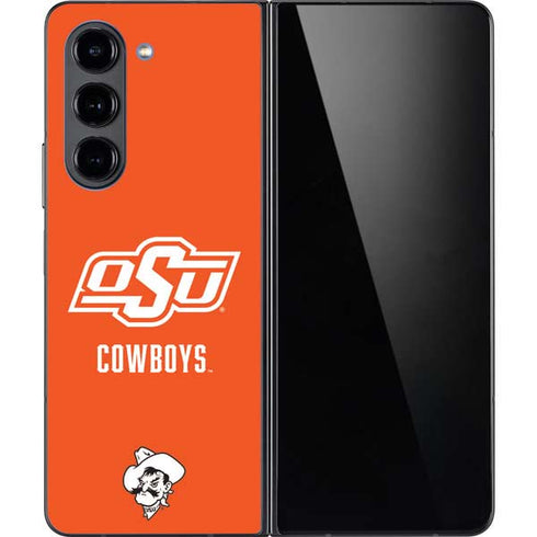 Oklahoma State University Vintage Galaxy Z Fold5 5G Skin