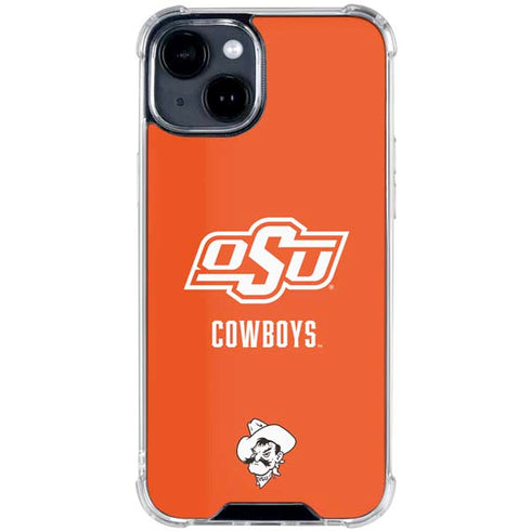 Oklahoma State University Vintage iPhone 15 Clear Case