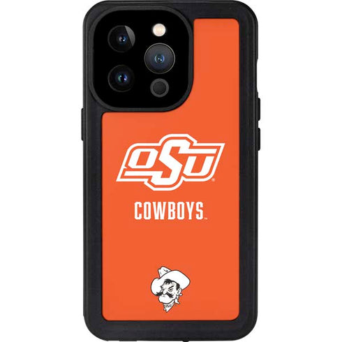 Oklahoma State University Vintage iPhone 15 Pro Waterproof Case