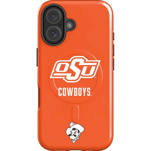Oklahoma State University Vintage iPhone 16 Plus Magsafe Impact Case