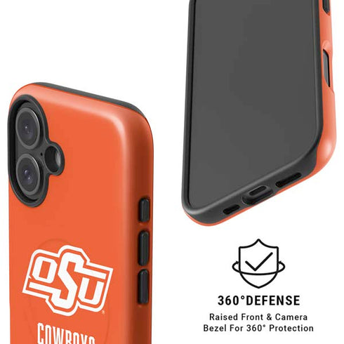 Oklahoma State University Vintage iPhone 16 Plus Magsafe Impact Case