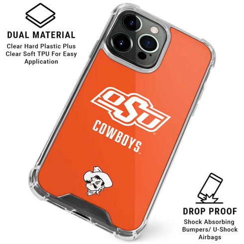 Oklahoma State University Vintage iPhone 16 Pro Clear Case