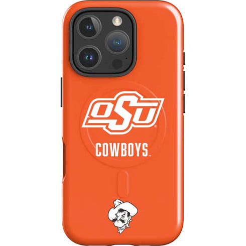 Oklahoma State University Vintage iPhone 16 Pro Magsafe Impact Case