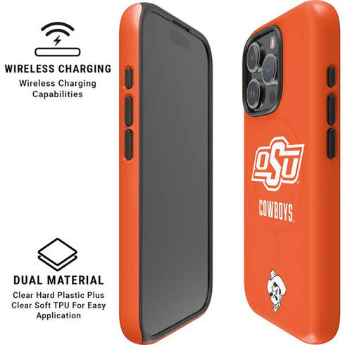 Oklahoma State University Vintage iPhone 16 Pro Magsafe Impact Case
