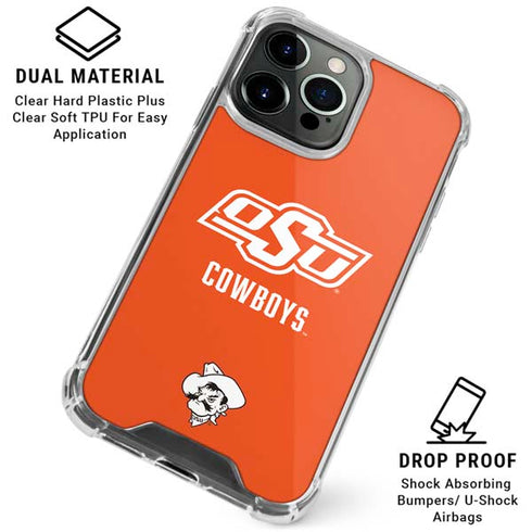 Oklahoma State University Vintage iPhone 16 Pro Max Clear Case