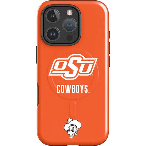 Oklahoma State University Vintage iPhone 16 Pro Max Magsafe Impact Case