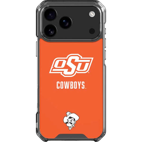 Oklahoma State University Vintage iPhone 18 Pro Max Clear Case