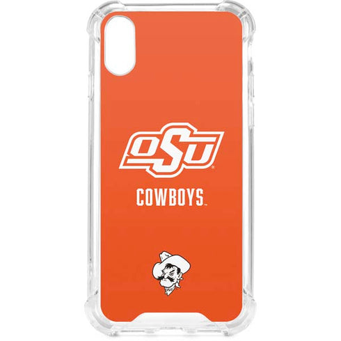 Oklahoma State University Vintage iPhone XS Clear Case