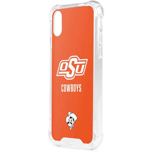 Oklahoma State University Vintage iPhone XS Clear Case
