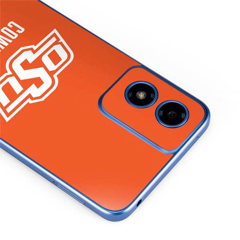 Oklahoma State University Vintage Moto G Play 4G (2024) Skin