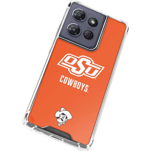 Oklahoma State University Vintage Moto G Power 5G (2025) Clear Case