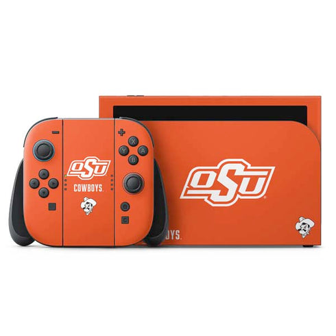 Oklahoma State University Vintage Nintendo Switch 2 (2025) with Joy-Con Skin
