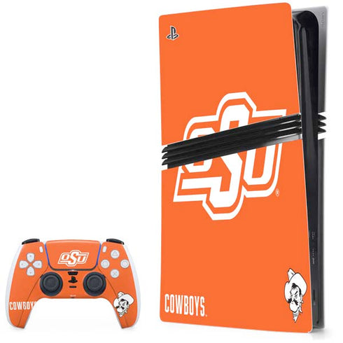 Oklahoma State University Vintage PlayStation PS5 Skins