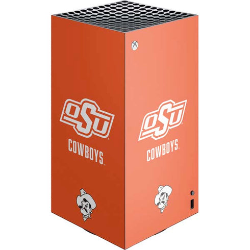Oklahoma State University Vintage XBox Series X Digital Edition Console Skin