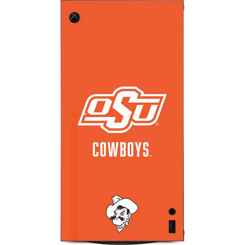 Oklahoma State University Vintage XBox Series X Digital Edition Console Skin