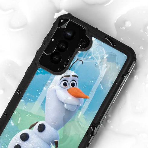 Disney Frozen II Olaf Galaxy S24 Plus Waterproof Case