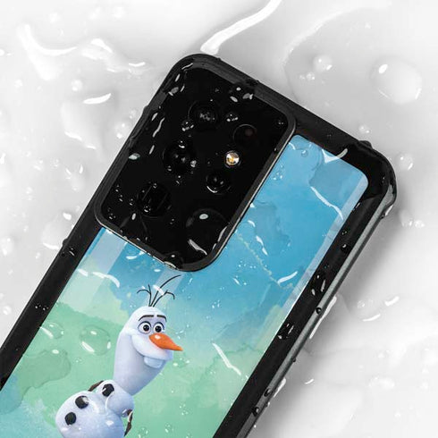 Disney Frozen II Olaf Galaxy S24 Ultra Waterproof Case