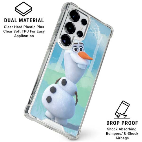 Disney Frozen II Olaf Galaxy S25 Ultra Clear Case