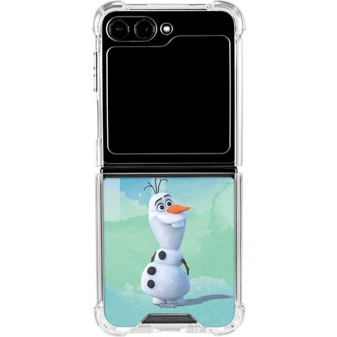Disney Frozen II Olaf Galaxy Z Flip6 Clear Case