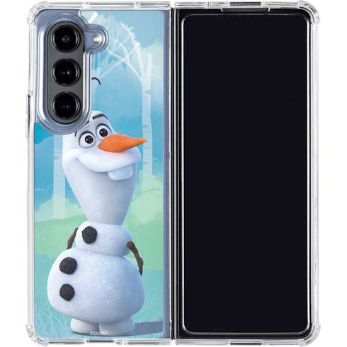Disney Frozen II Olaf Galaxy Z Fold5 5G Clear Case