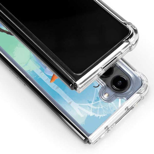 Disney Frozen II Olaf Galaxy Z Fold5 5G Clear Case