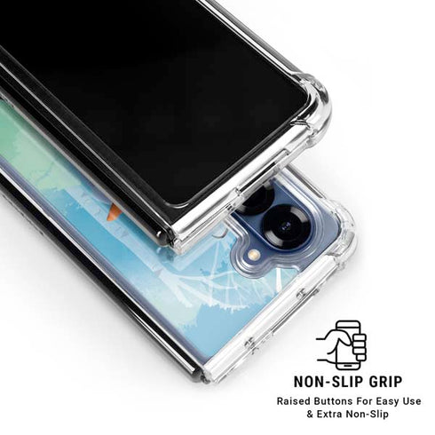 Disney Frozen II Olaf Galaxy Z Fold6 Clear Case