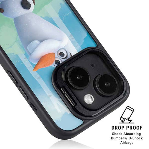 Disney Frozen II Olaf iPhone 14 Plus Kickstand Case