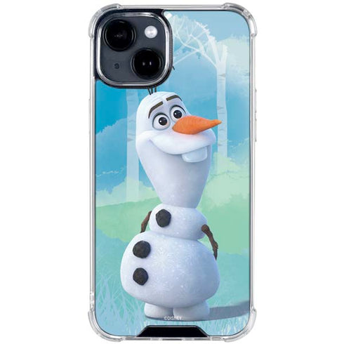 Disney Frozen II Olaf iPhone 15 Clear Case