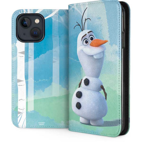 Disney Frozen II Olaf iPhone 15 Plus Folio Case