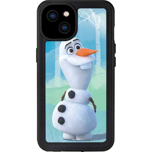 Disney Frozen II Olaf iPhone 15 Plus Waterproof Case