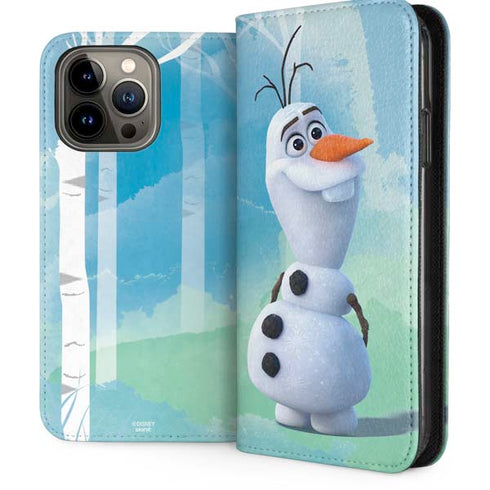Disney Frozen II Olaf iPhone 15 Pro Max Folio Case