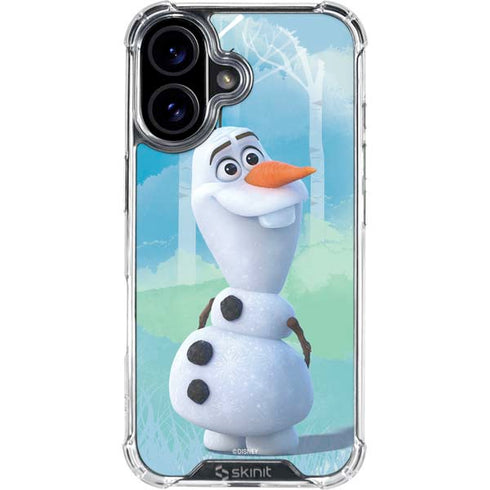 Disney Frozen II Olaf iPhone 16 Plus Clear Case
