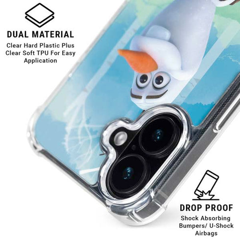 Disney Frozen II Olaf iPhone 17 Clear Case