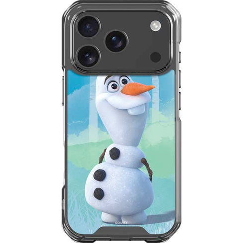 Disney Frozen II Olaf iPhone 17 Pro Clear Case