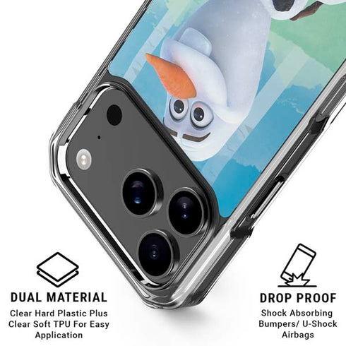 Disney Frozen II Olaf iPhone 17 Pro Clear Case