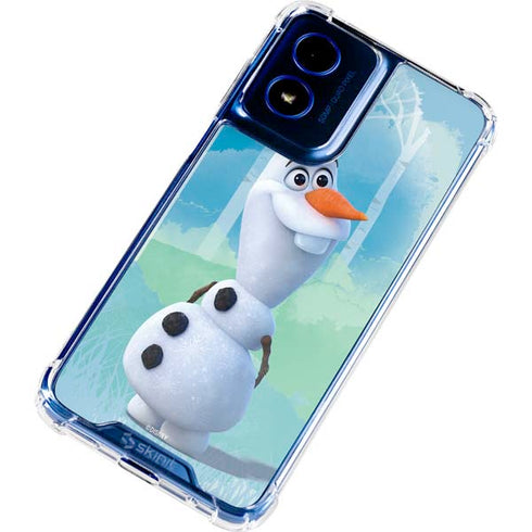 Disney Frozen II Olaf Moto G 5G (2024) Clear Case