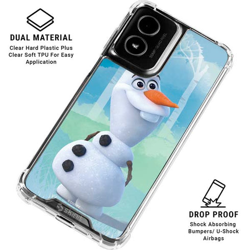Disney Frozen II Olaf Moto G Power 5G (2024) Clear Case