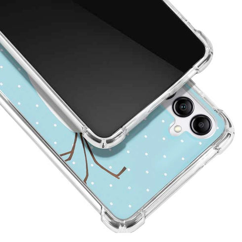 Disney Frozen Olaf Polka Dots Galaxy A14 5G Clear Case