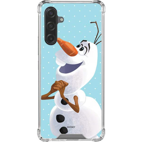 Disney Frozen Olaf Polka Dots Galaxy A17 Clear Case