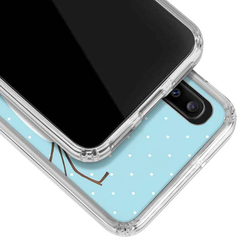 Disney Frozen Olaf Polka Dots Galaxy A30 Clear Case