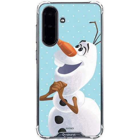 Disney Frozen Olaf Polka Dots Galaxy A36 5G Clear Case