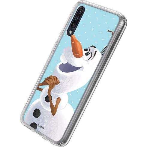 Disney Frozen Olaf Polka Dots Galaxy A50 Clear Case