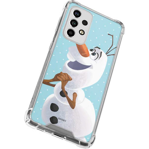 Disney Frozen Olaf Polka Dots Galaxy A53 5G Clear Case