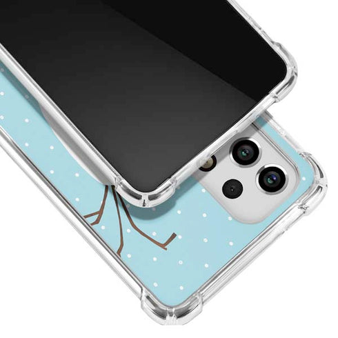Disney Frozen Olaf Polka Dots Galaxy A53 5G Clear Case
