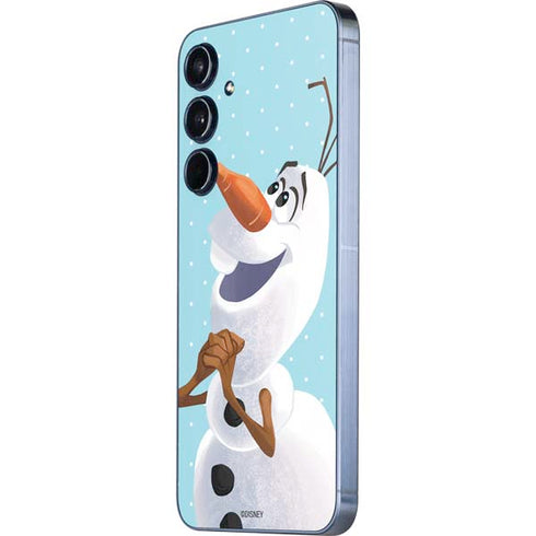 Disney Frozen Olaf Polka Dots Galaxy A55 5G Skin